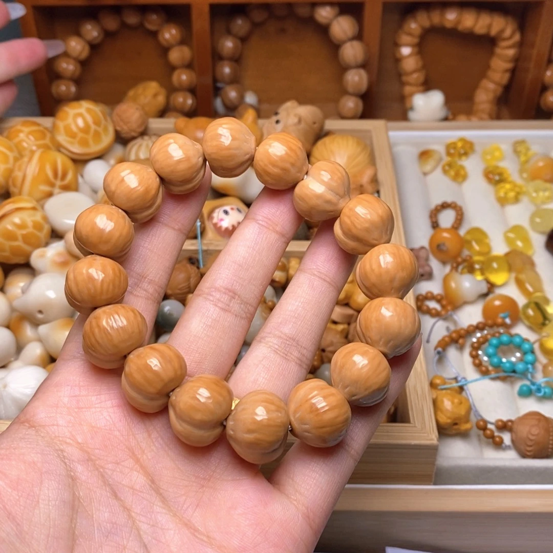 手串猴头核桃手串蜜桃臀