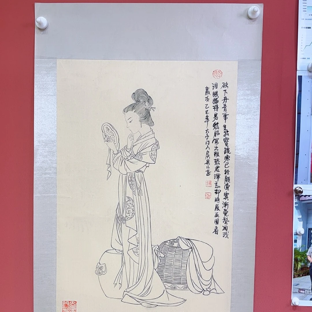 国画侯果山老师亲笔手绘作品朵