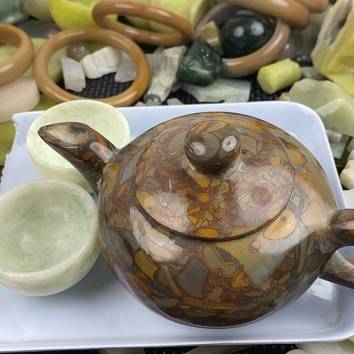 和田玉（糖玉）吊坠未镶嵌阿****5