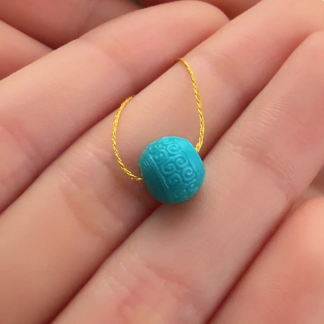 绿松石未镶嵌颈饰