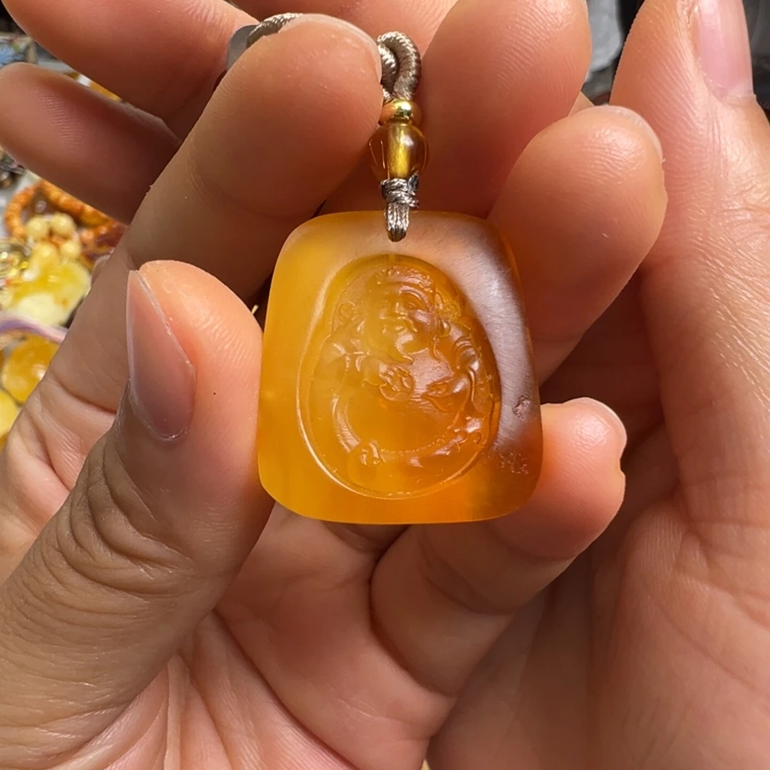 未镶嵌蜜蜡裸石微瑕