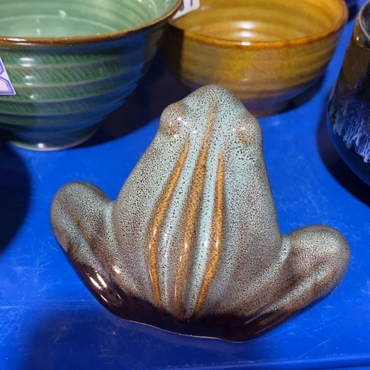 瓷片七厂窑变青蛙