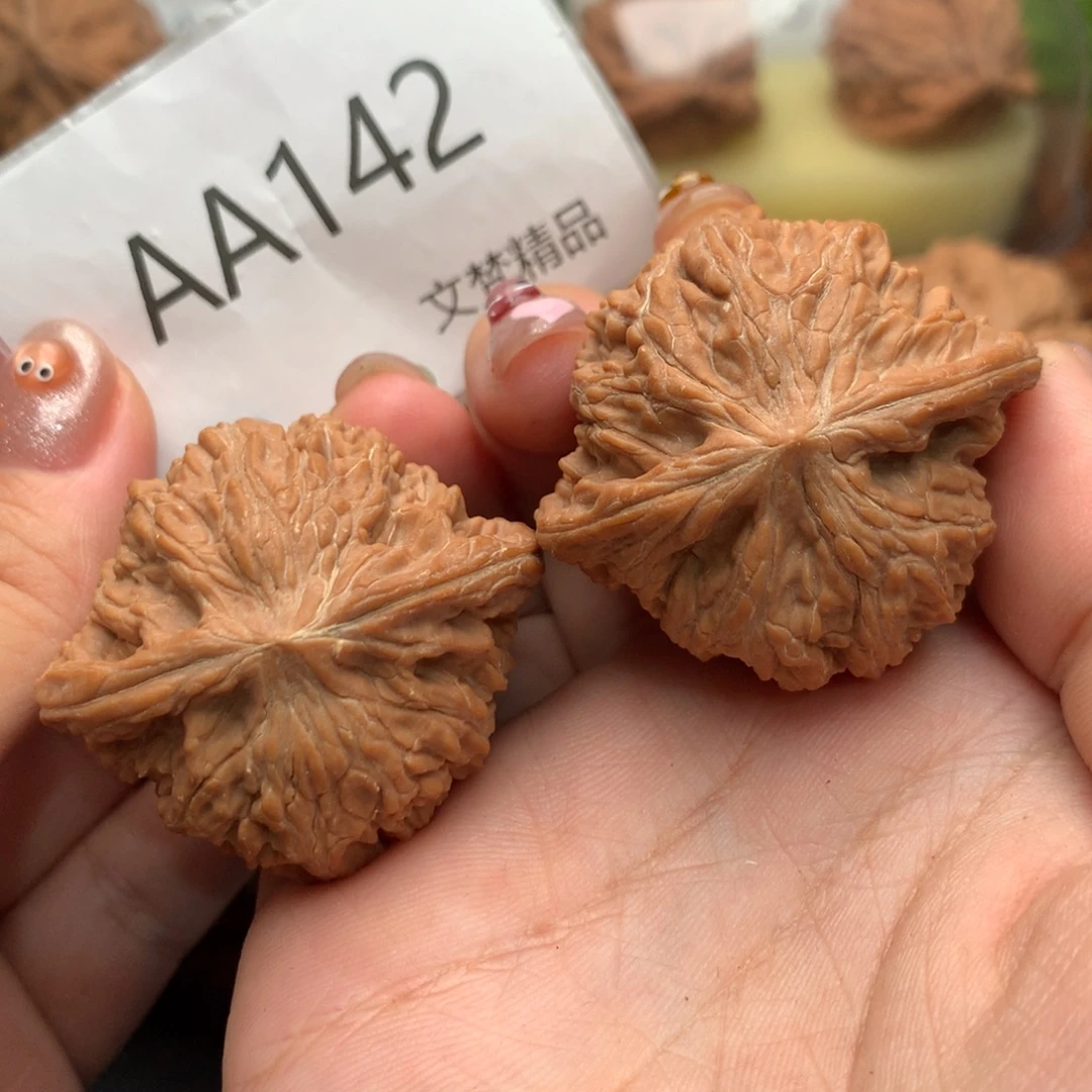 文玩核桃把件全品磨盘42