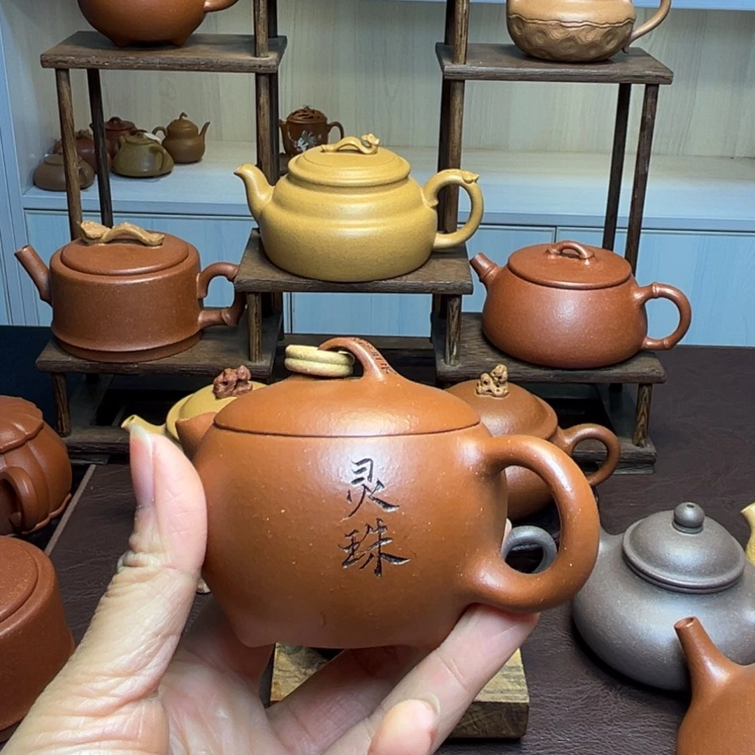 紫砂茶壶手工制作原矿紫砂