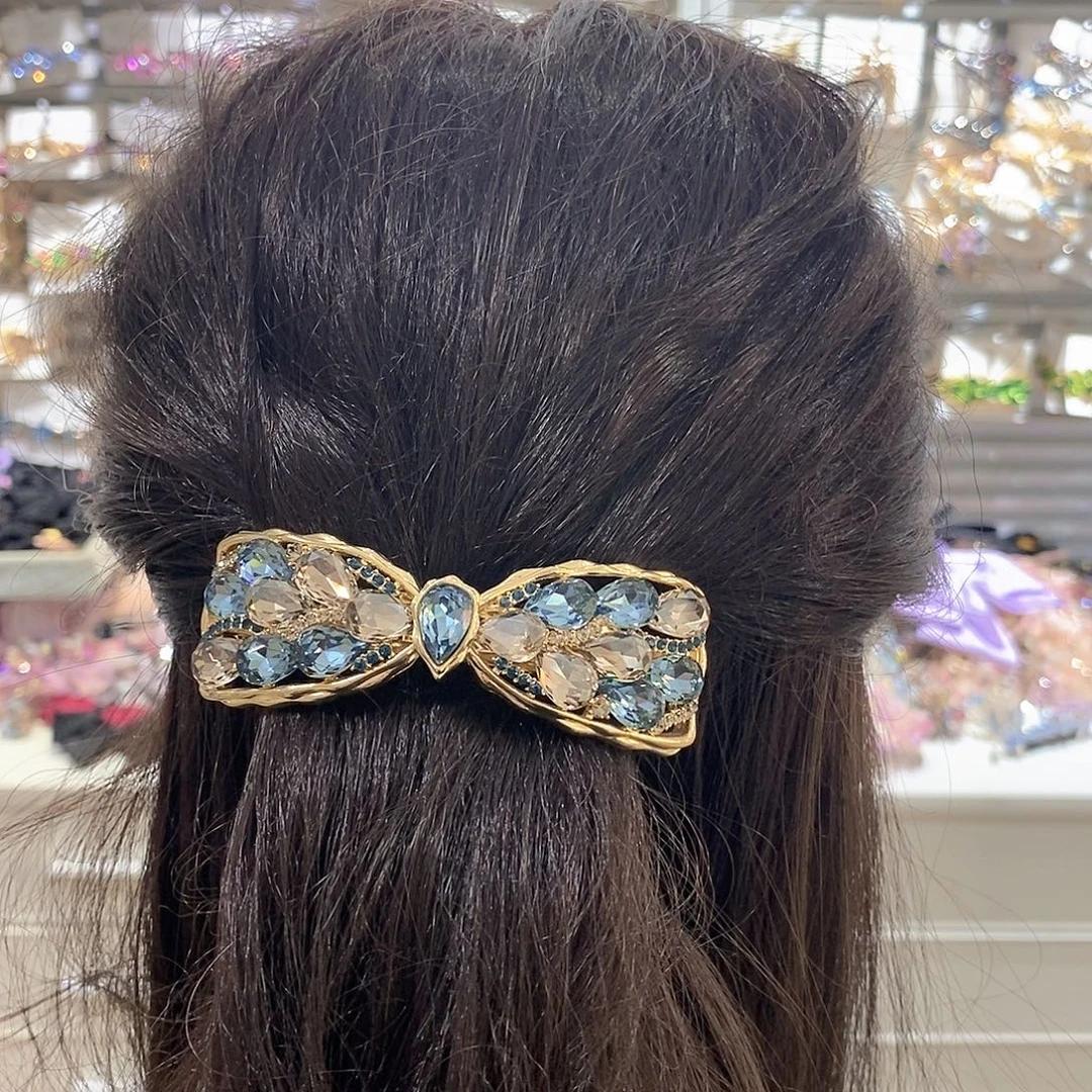 仿水晶合金弹簧夹