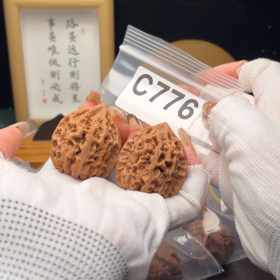 把件文玩核桃37太行龙纹c776
