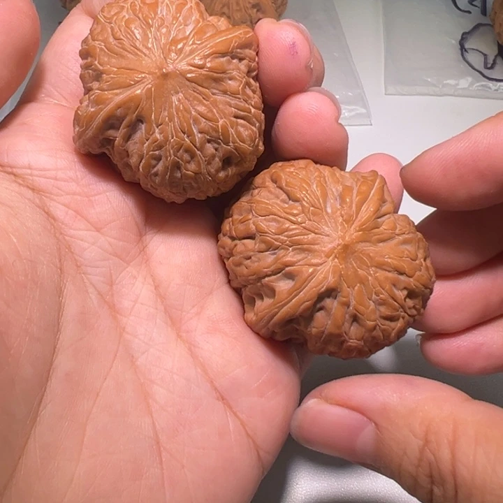 嘉***店文玩核桃把件38铁锤