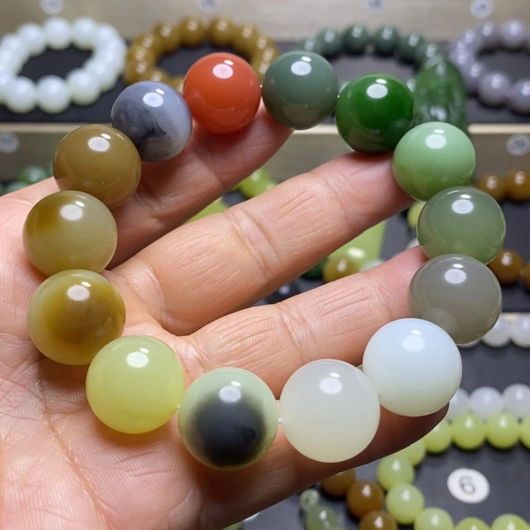 和田玉手串未镶嵌