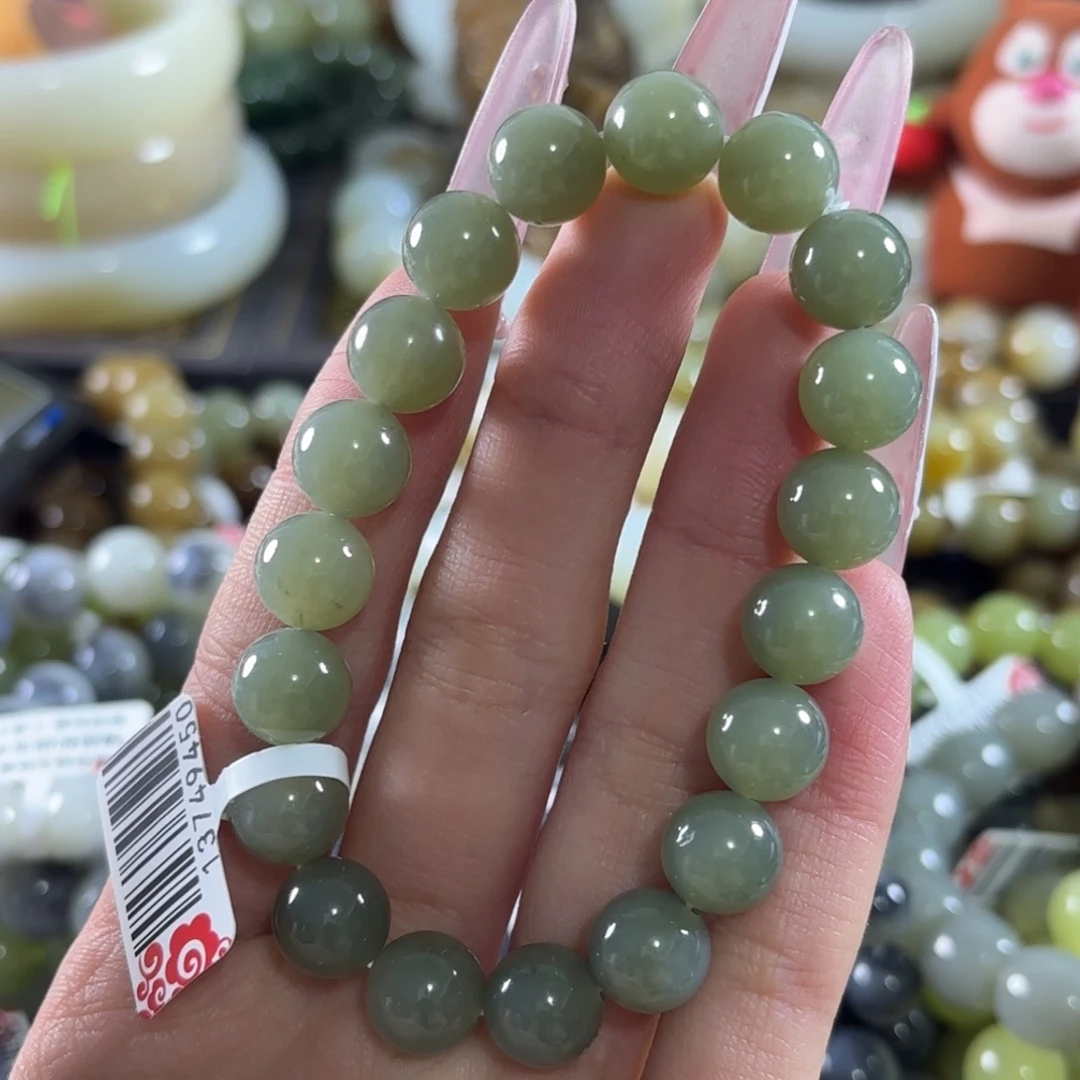 和田玉未镶嵌手链175