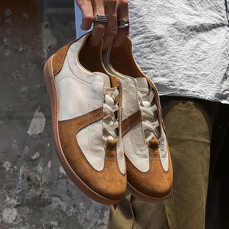 CPOZ超软老钱风德训鞋男女款四季透气低帮平底旅游休闲板鞋秋季款