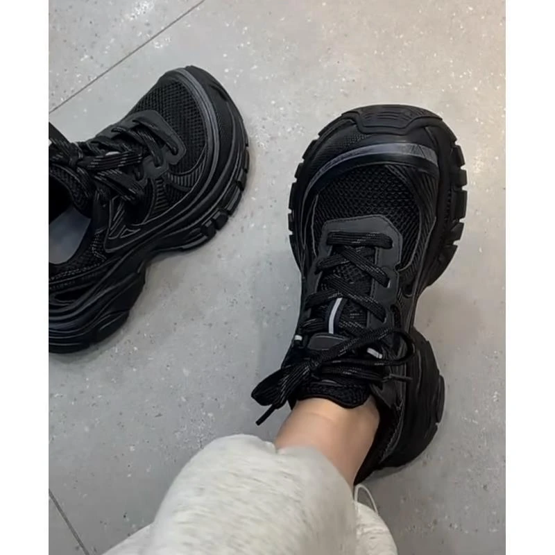 有型~设计好毒~复古做旧脏脏老爹鞋女厚底休闲运动鞋潮2566/D5