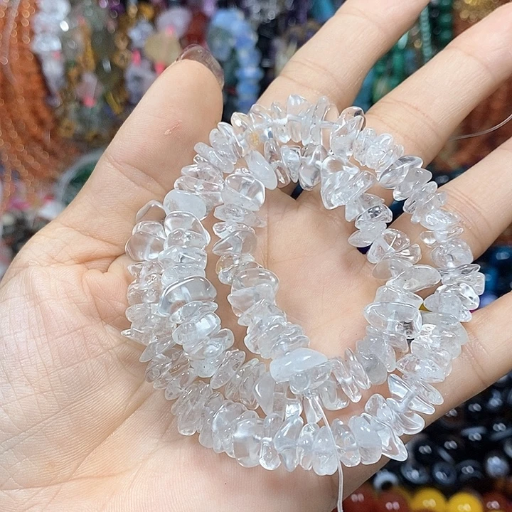 玛瑙/玉髓未镶嵌珠宝半成品天然白水晶