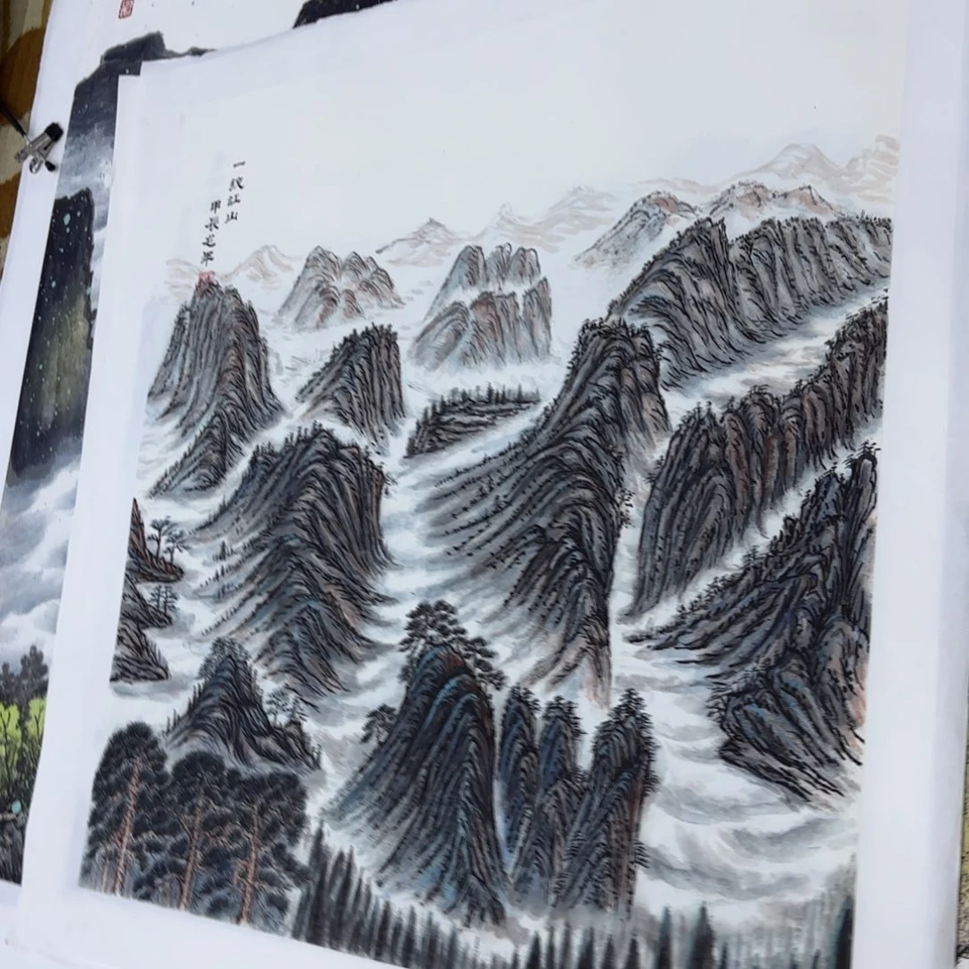国画国画老师作品刘