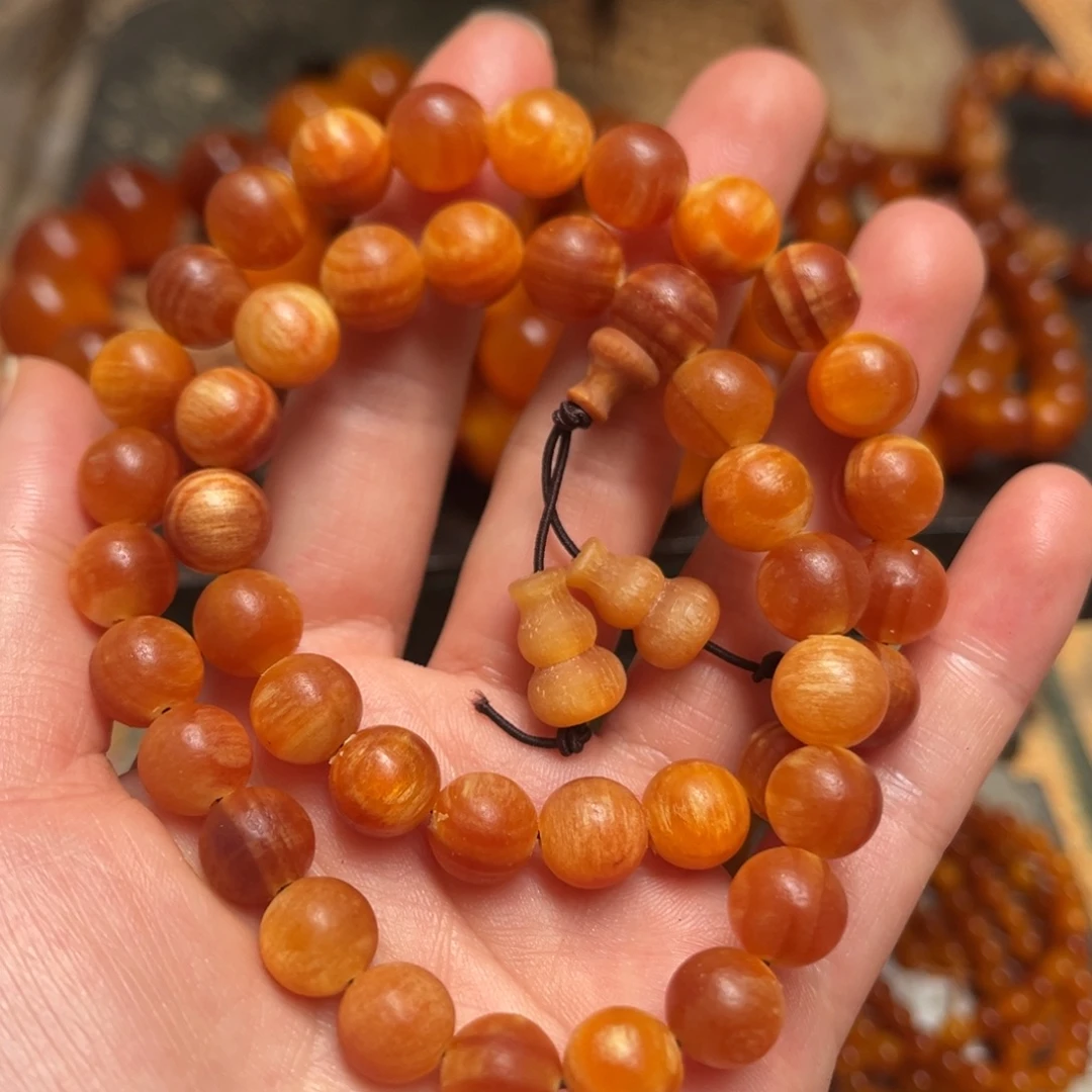 手串/手链松木（琥珀木）1.0手持42颗