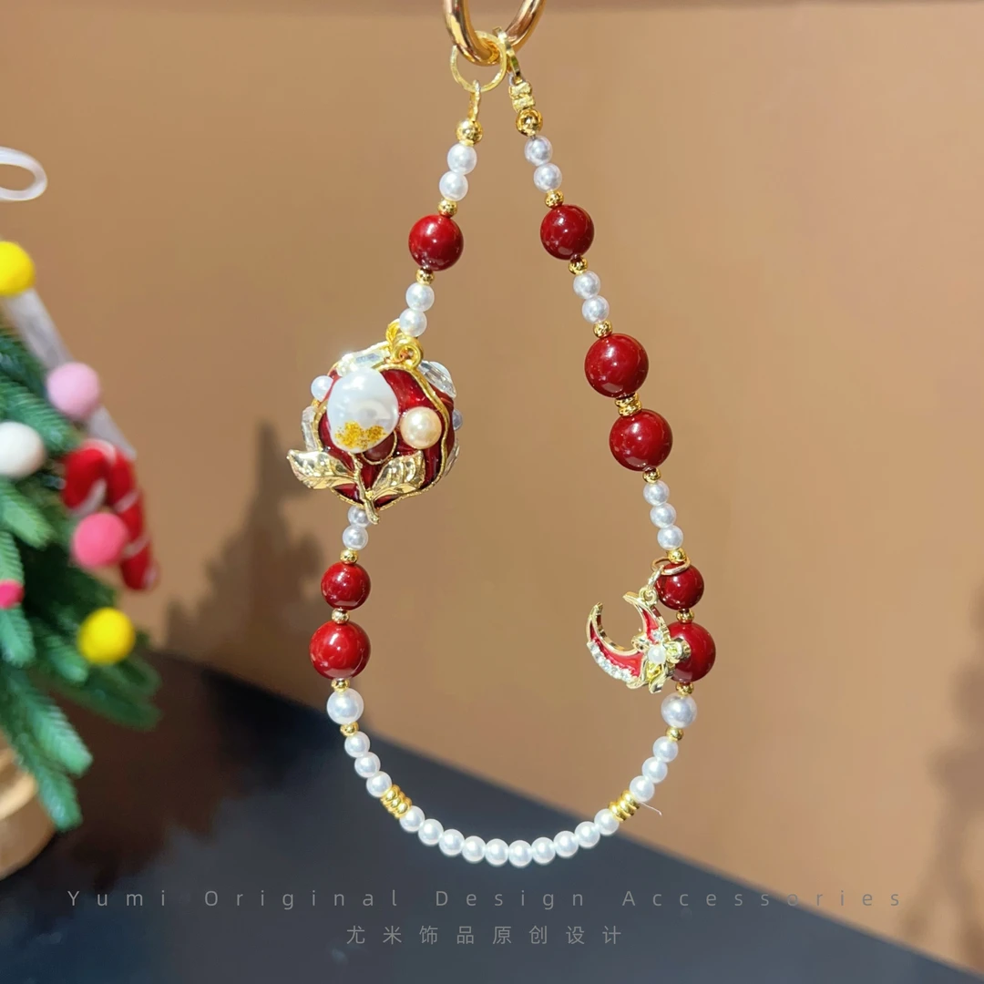 卡庭【设计师手作】高端女款手机挂件绳链简约系列-通勤搭配L3629