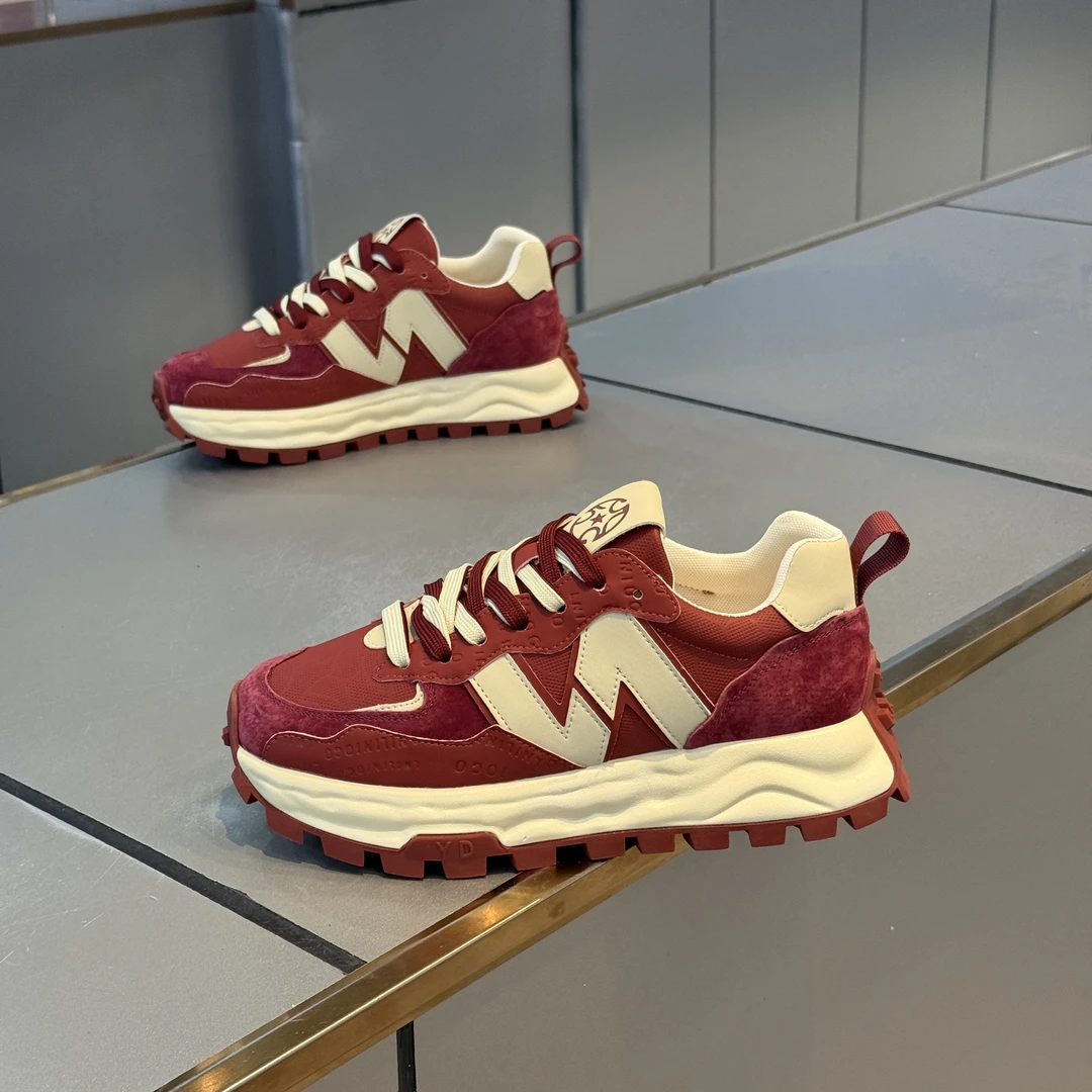 男鞋2024春季新款阿甘鞋男款休闲运动鞋潮流百搭厚底增高老爹鞋男