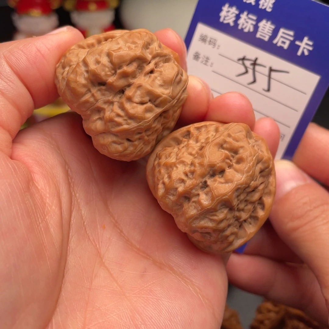 把件文玩核桃三角蛤蟆37尺555号