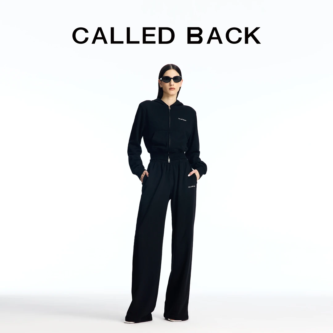 四季明星款运动时尚百搭休闲纯色裤子微喇弹力0169