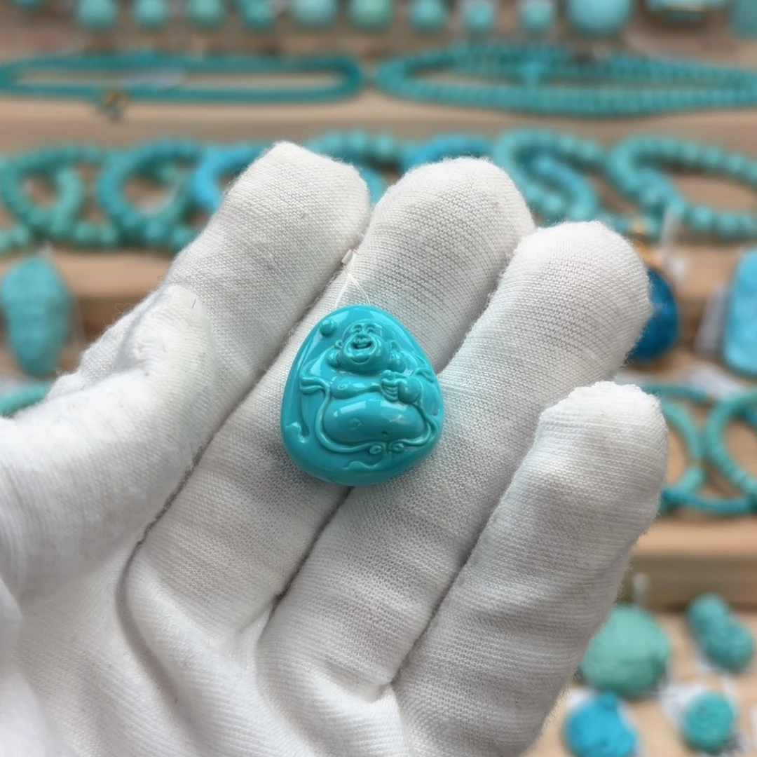 绿松石未镶嵌珠宝奇石