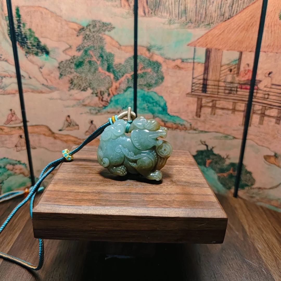 N和田玉貔貅吊坠0737