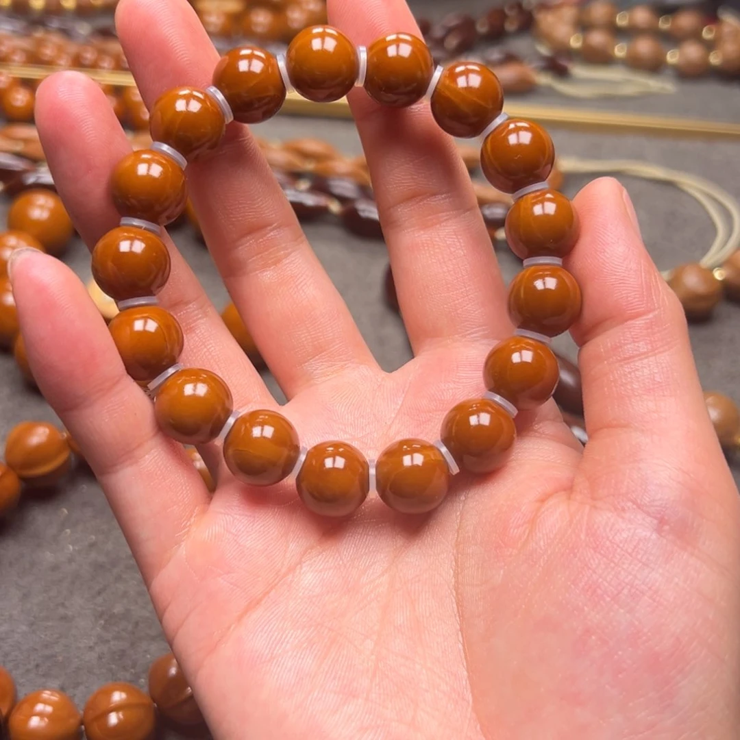 为***书橄榄核手串/手链1.2➕正圆 铁核