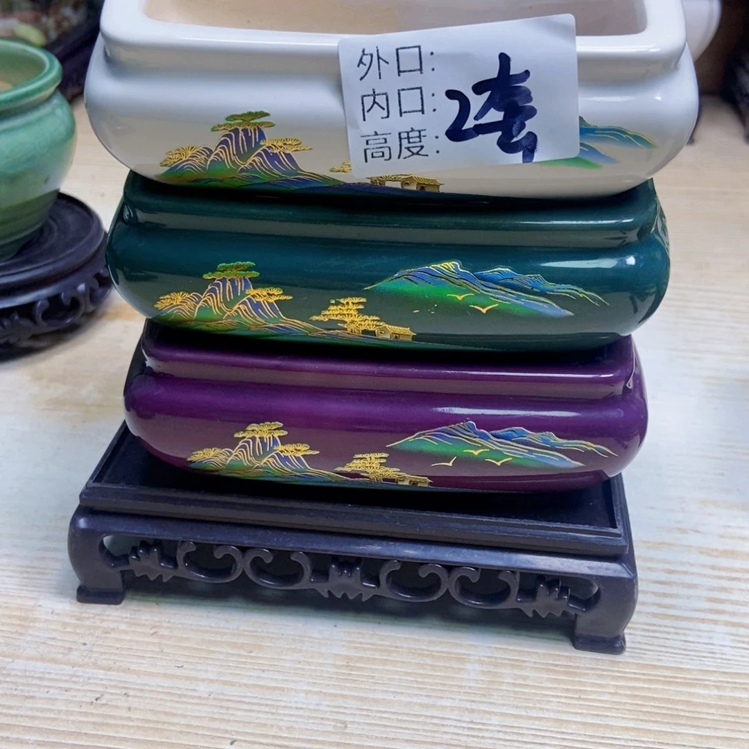 瓷片陶瓷花盆陶瓷艺术