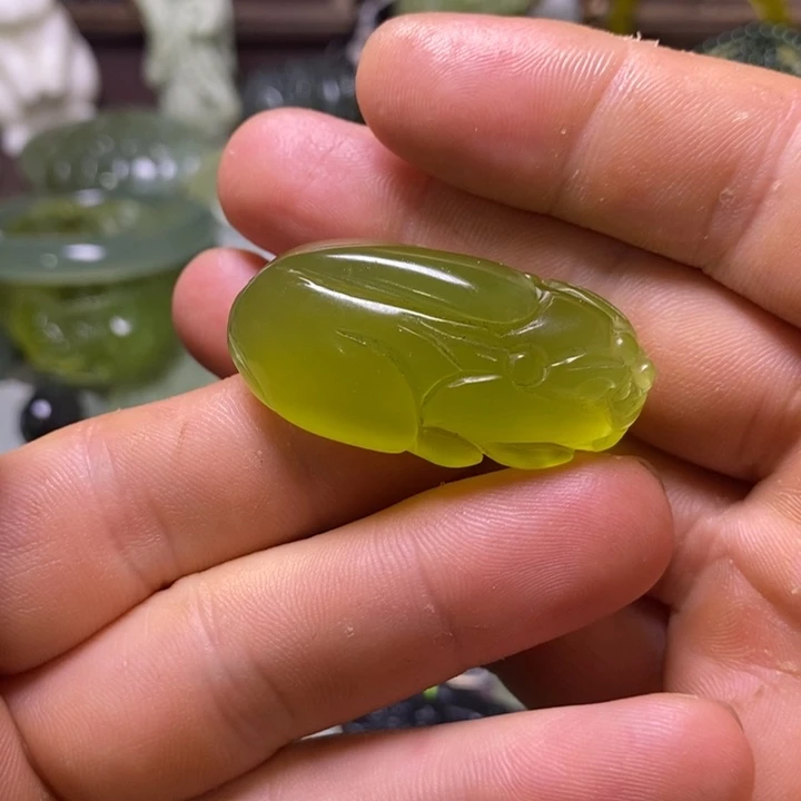 岫玉未镶嵌岫玉颈饰