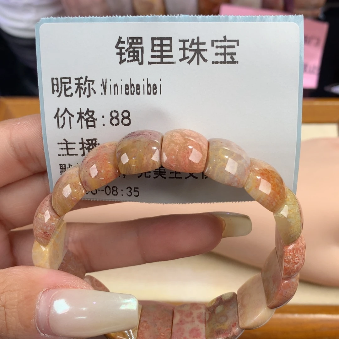 V***i硅化珊瑚（珊瑚玉）未镶嵌吊坠(赠链)