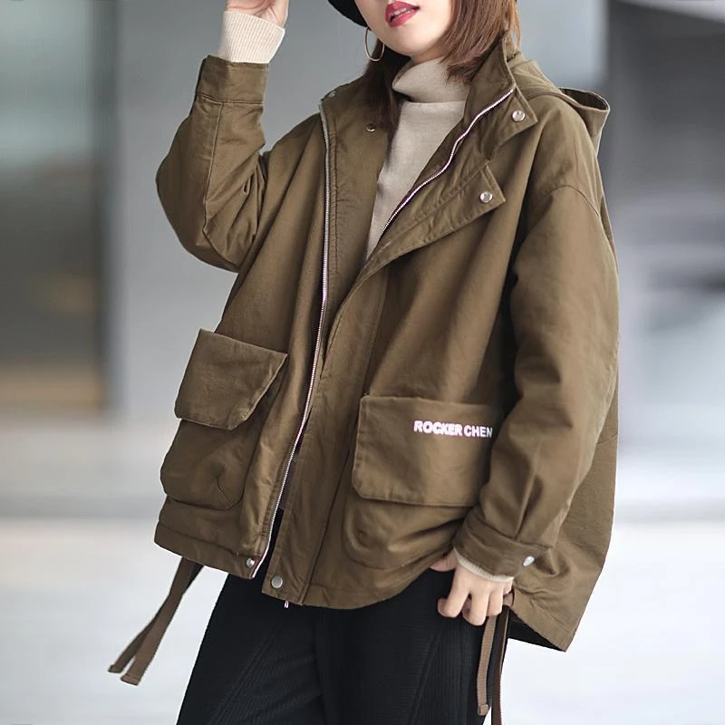 大码女装棉服女2024新款加厚连帽棉袄女潮ins冬季外套厚款秋冬款1