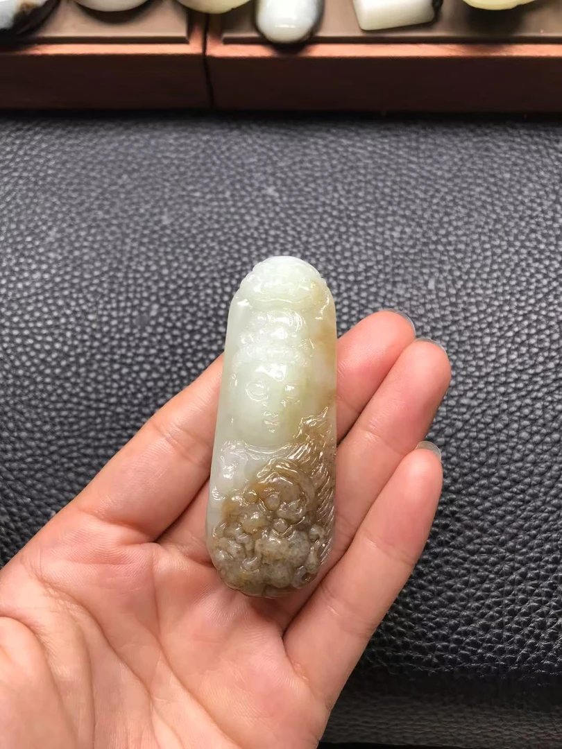 和田玉，一念之间，实物漂亮