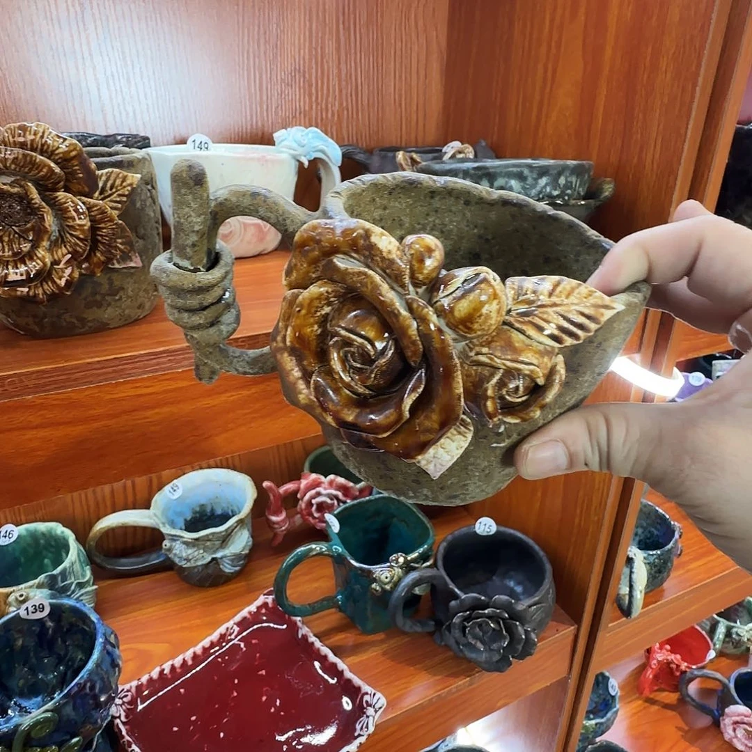 沧***澜纯手工咖啡杯盘碗
