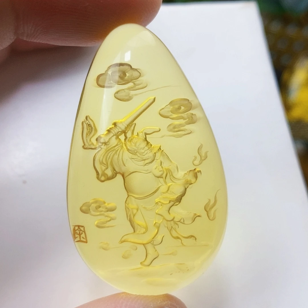 【闪购商品】金珀吊坠(不含链)未镶嵌