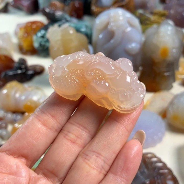 玛瑙/玉髓未镶嵌吊坠(不含链)