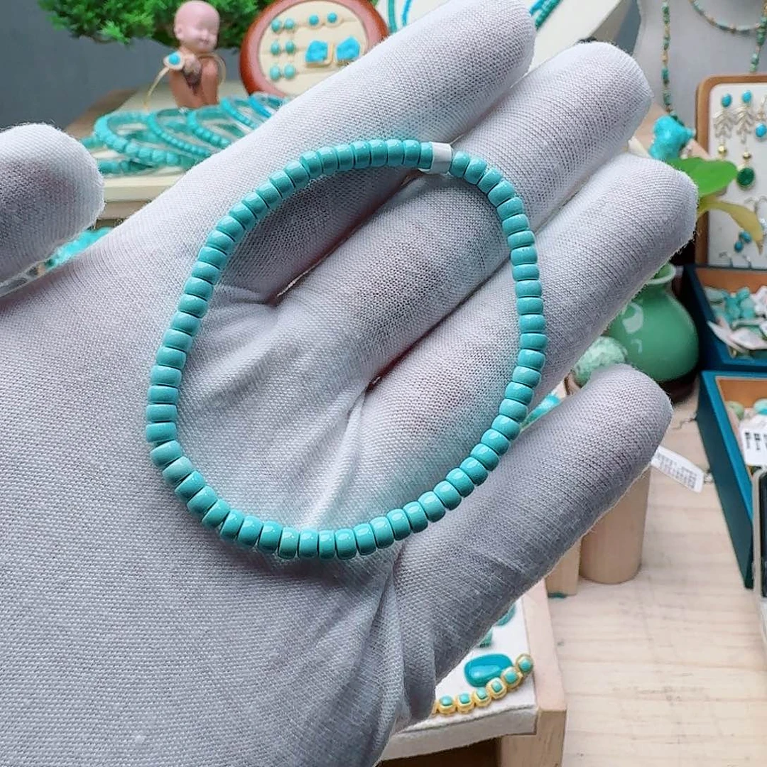 绿松石未镶嵌手链