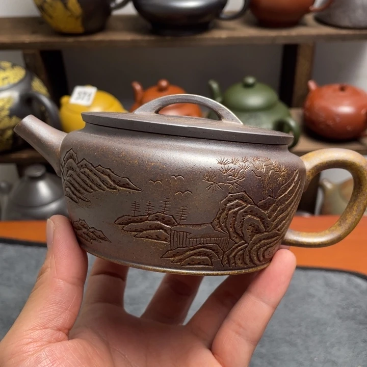 茶壶紫砂紫砂微瑕