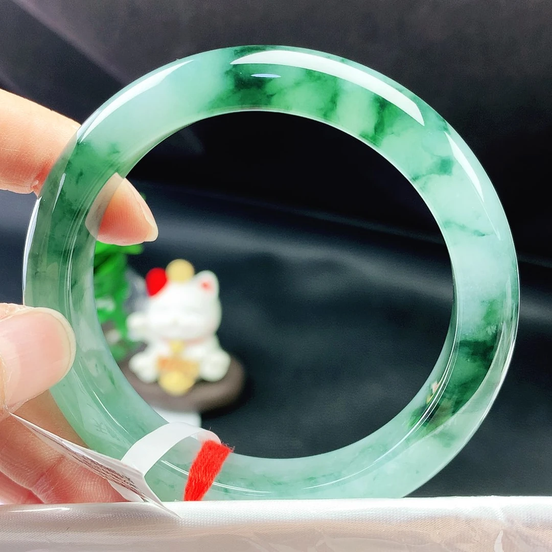 未镶嵌手镯翡翠58圈