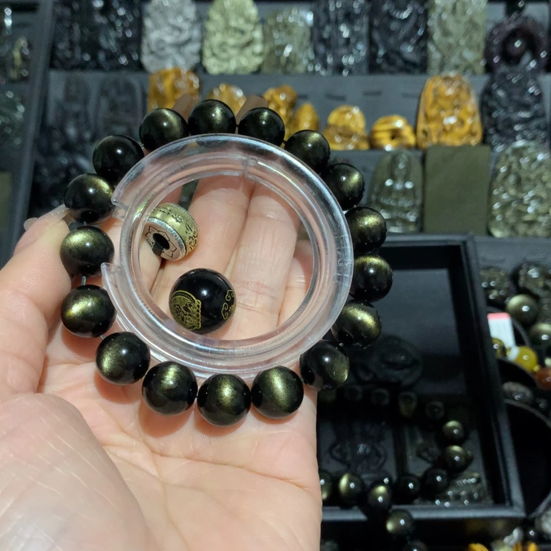 黑曜岩手链未镶嵌s**n