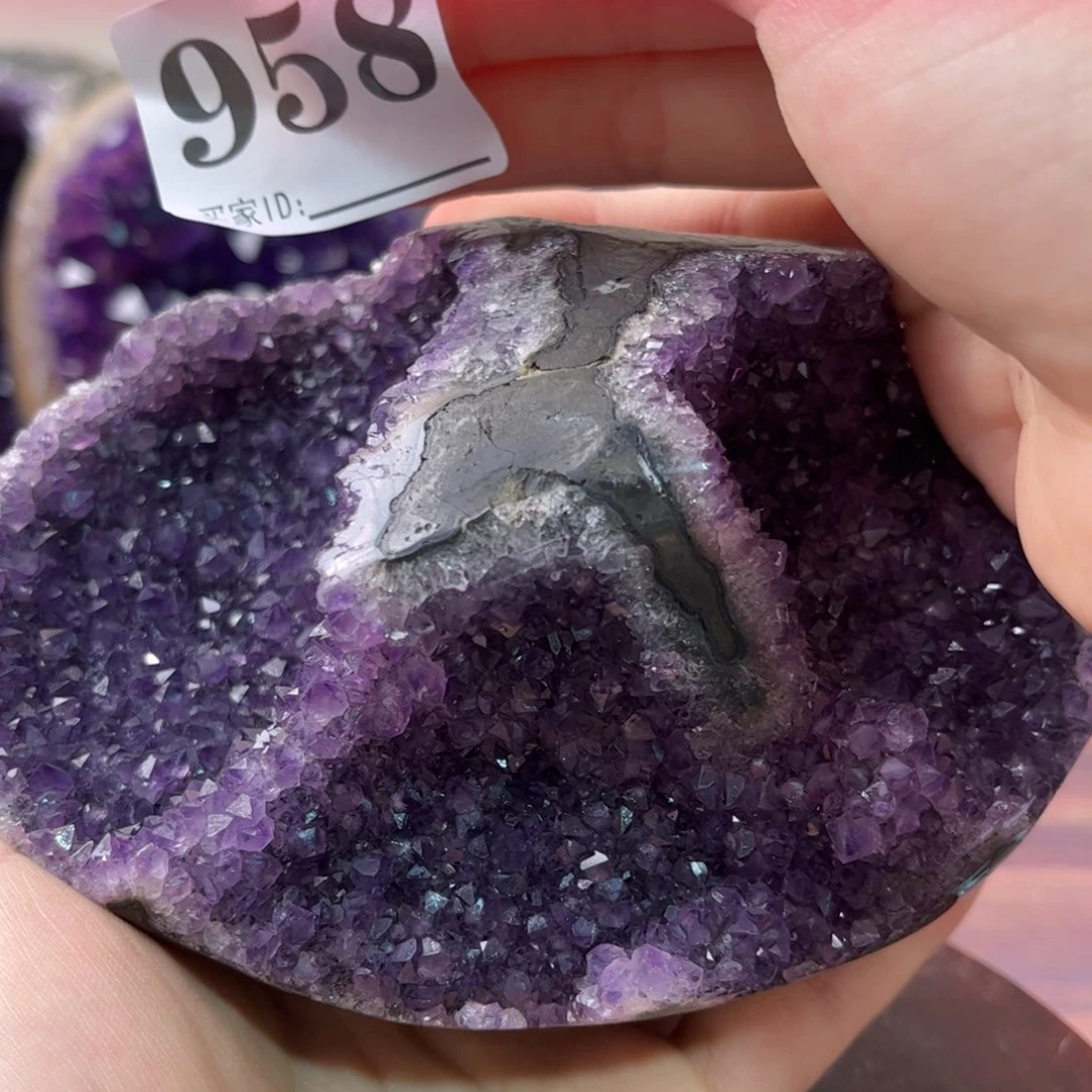 紫晶珠宝半成品未镶嵌