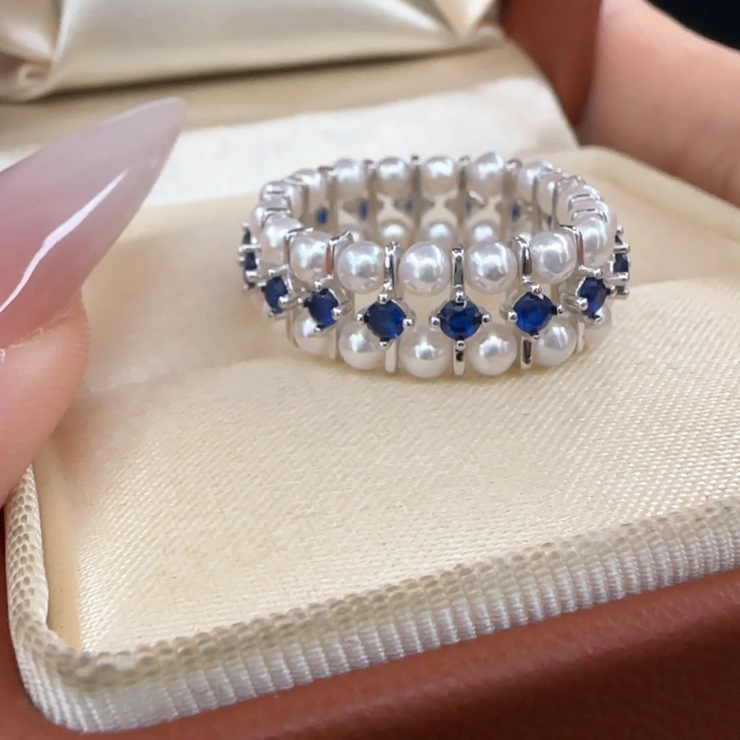 淡水珍珠未镶嵌戒指