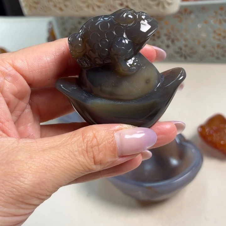 玛瑙/玉髓未镶嵌吊坠(不含链)