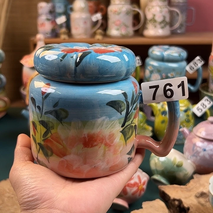 杯景德镇陶瓷手绘作品761