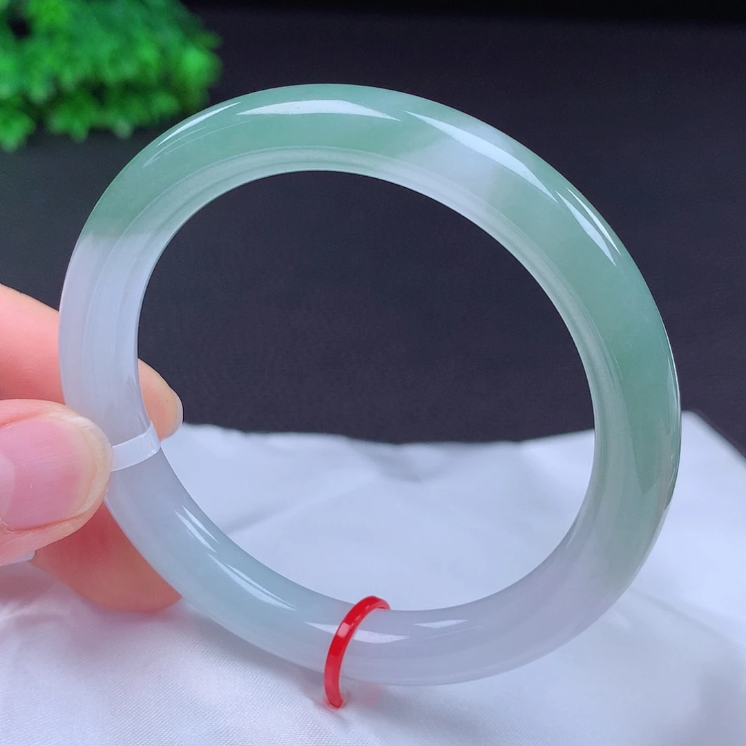 翡翠未镶嵌手镯55圈432505