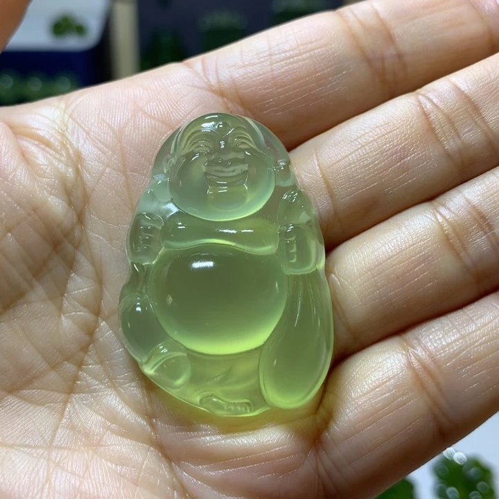 岫玉未镶嵌颈饰吊坠
