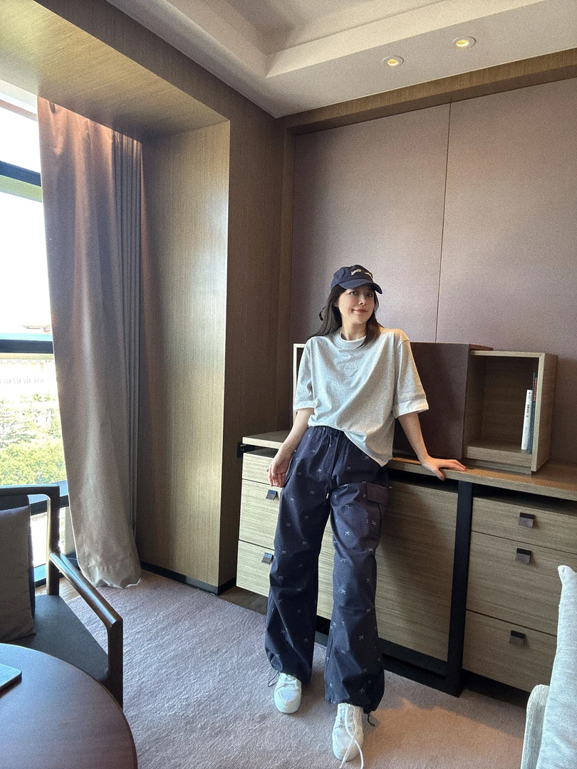 BETTER JOELAY-【锦纹长裤】时尚休闲直筒裤子宽松百搭WL1125