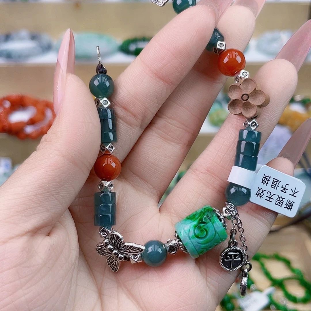 翡翠未镶嵌手链手链