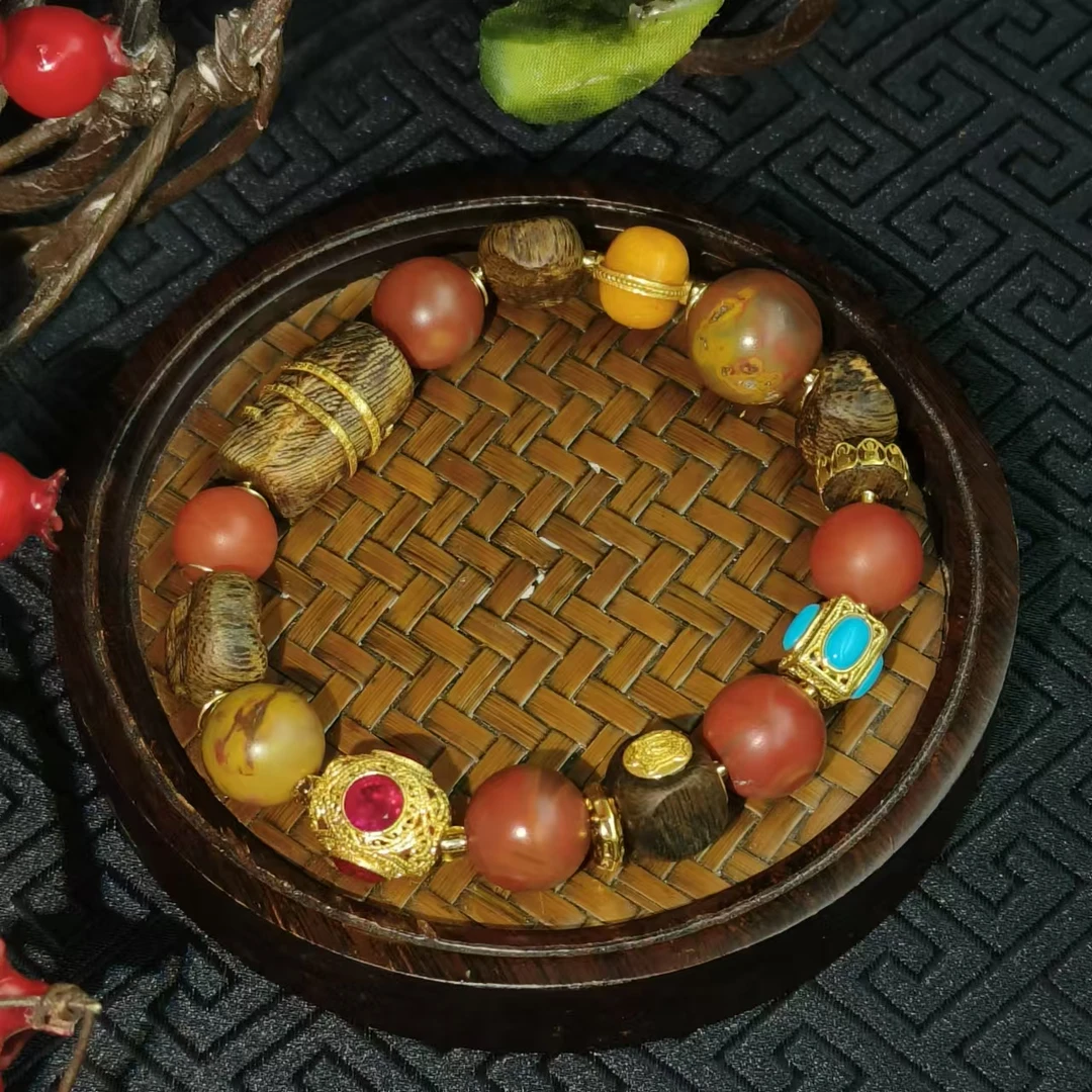 非金属皮质手链 【债必清·逆风翻·盘功成圆满】多宝手饰FJS-SS004