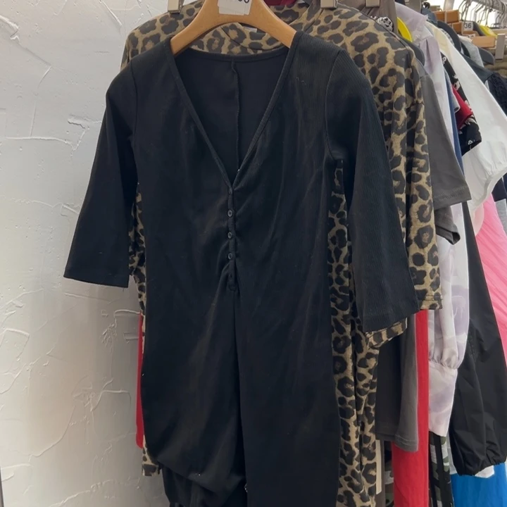 All In 韩国代购原版 黑色连体裤