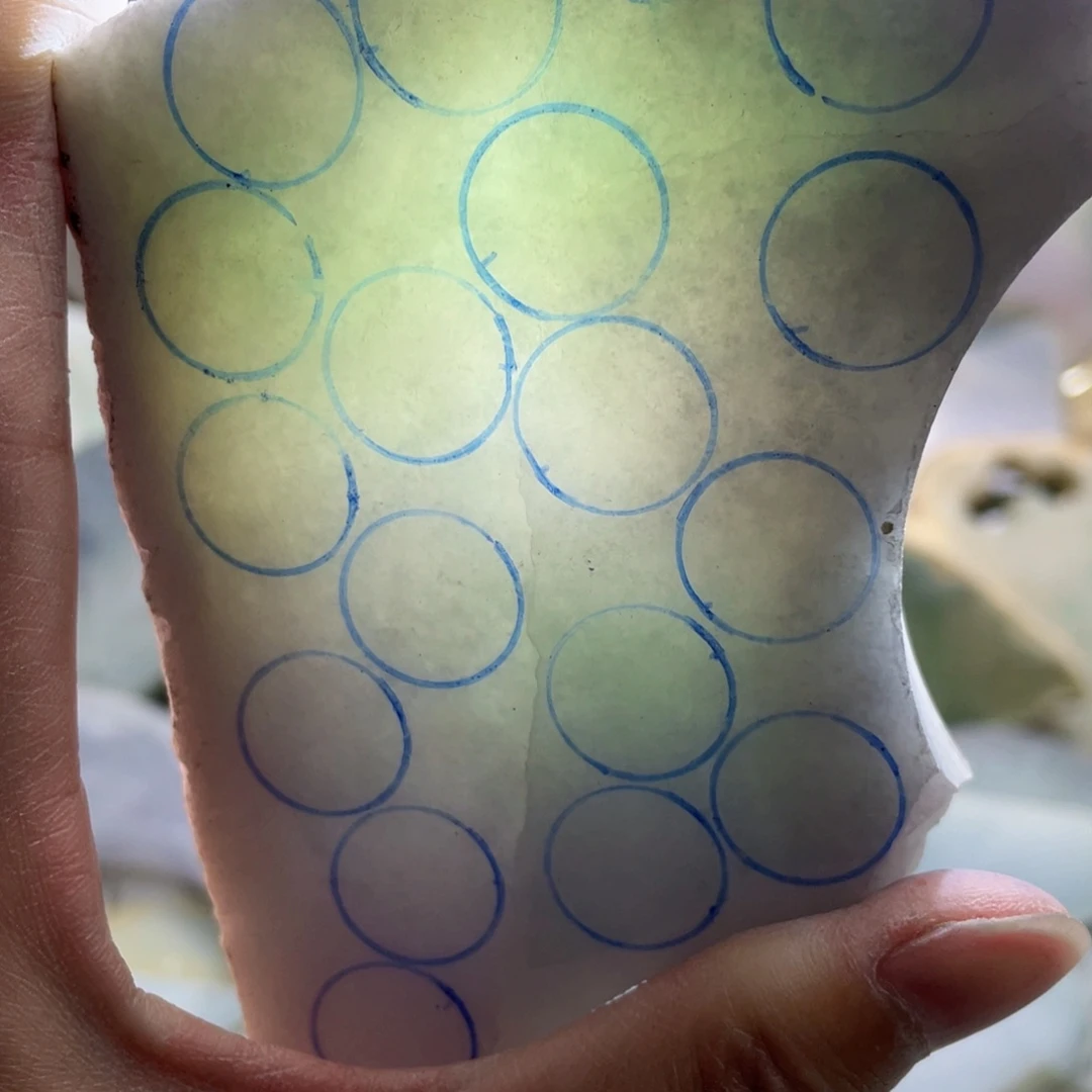 翡翠未镶嵌挂件K缅甸天然翡翠片料