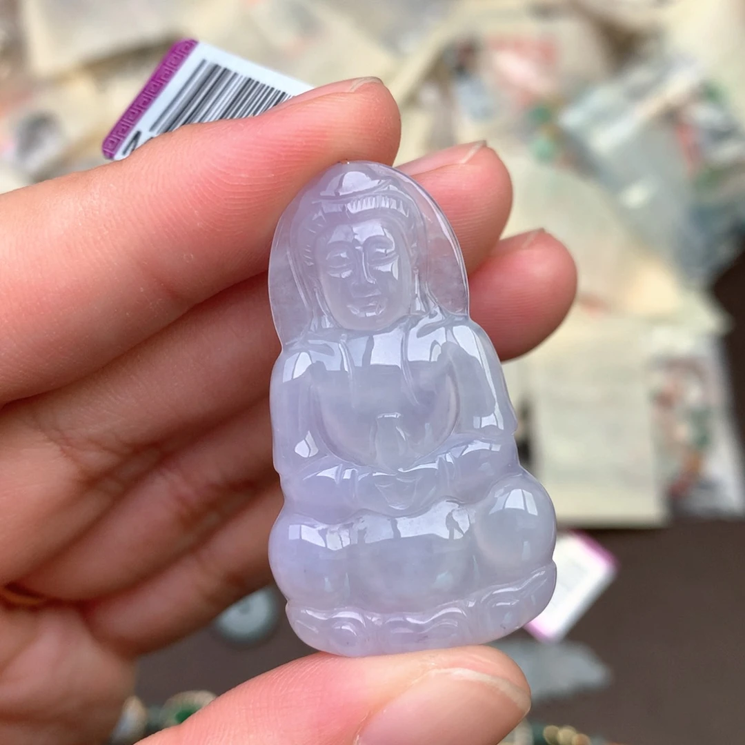 翡翠未镶嵌挂件一