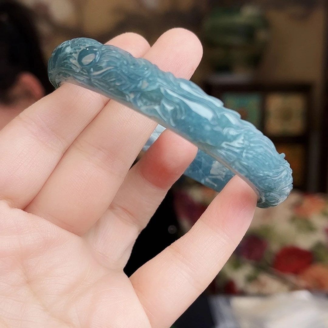 翡翠未镶嵌颈饰手镯65-66